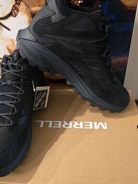 Merrell Men Moab Speed 2 Mid GORE-TEX® Shoes Boots Size 10 US Hiking Trail NEW